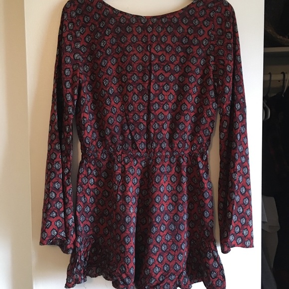 Adorable Xhilaration Boho Patterned Romper - Picture 6 of 7